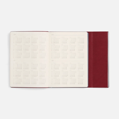 Ежедневник Petrus Flap, недатированный, красный Ежедневник Petrus Flap, недатированный, красный