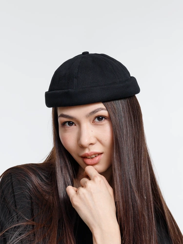 Кепка без козырька Marinero, черная Кепка без козырька Marinero, черная