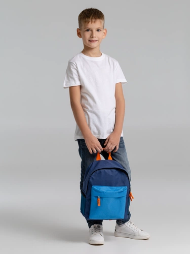 Рюкзак детский Kiddo, синий с голубым Рюкзак детский Kiddo, синий с голубым