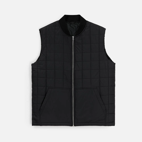 Жилет унисекс Warmbridge, черный Жилет унисекс Warmbridge, черный