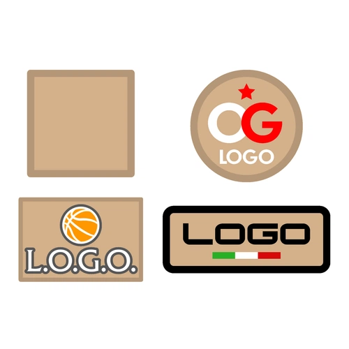 Шеврон из габардина Gabo S, бежевый Шеврон из габардина Gabo S, бежевый