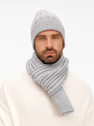 Шапка Bellish, светло-серый меланж Шапка Bellish, светло-серый меланж