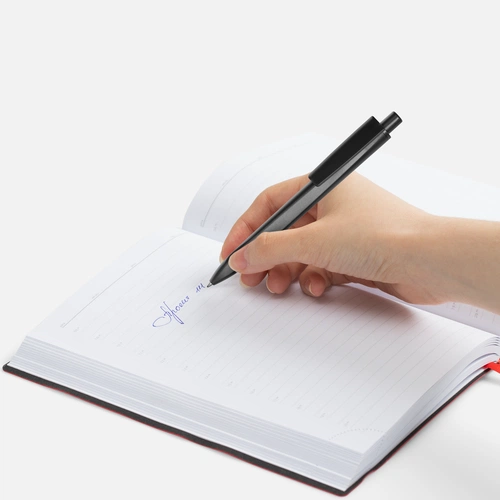 Ручка шариковая Ridge, черная Ручка шариковая Ridge, черная