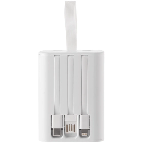 Аккумулятор с быстрой зарядкой Trellis Quick 10000 мАч, белый Аккумулятор с быстрой зарядкой Trellis Quick 10000 мАч, белый