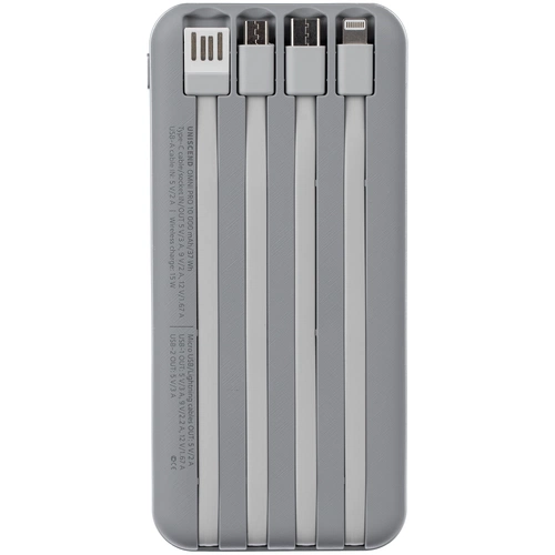 Внешний аккумулятор Omni Pro 10000 мАч, серый Внешний аккумулятор Omni Pro 10000 мАч, серый