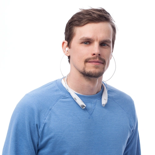 Bluetooth наушники stereoBand, ver.2, белые Bluetooth наушники stereoBand, ver.2, белые