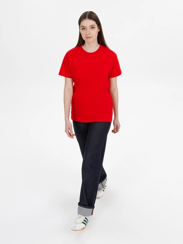 Футболка унисекс T-Bolka 180, красная Футболка унисекс T-Bolka 180, красная