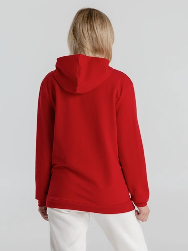 Толстовка с капюшоном унисекс Hoodie, красная Толстовка с капюшоном унисекс Hoodie, красная