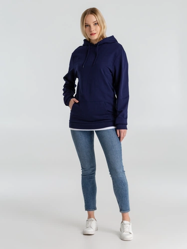 Толстовка с капюшоном унисекс Hoodie, темно-синяя Толстовка с капюшоном унисекс Hoodie, темно-синяя
