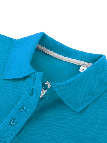 Рубашка поло женская Virma Premium Lady, бирюзовая Рубашка поло женская Virma Premium Lady, бирюзовая