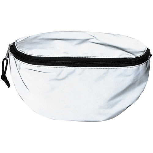 Поясная сумка Manifest из светоотражающей ткани, серая Поясная сумка Manifest из светоотражающей ткани, серая