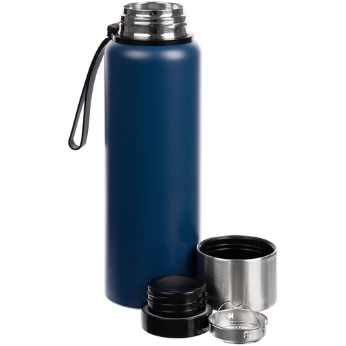 Термос с ситечком Hoffell, синий Термос с ситечком Hoffell, синий