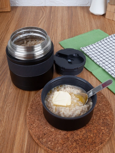 Термос для еды Takk Pappa, черный Термос для еды Takk Pappa, черный