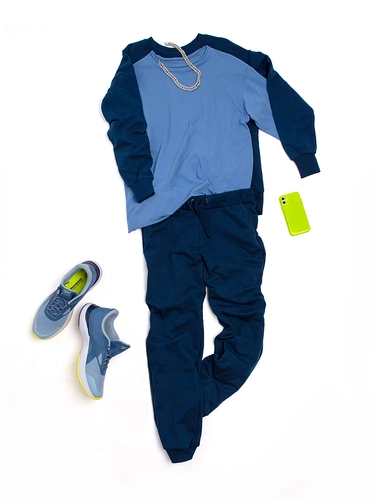 Свитшот унисекс Kosmos 2.0, темно-синий Свитшот унисекс Kosmos 2.0, темно-синий