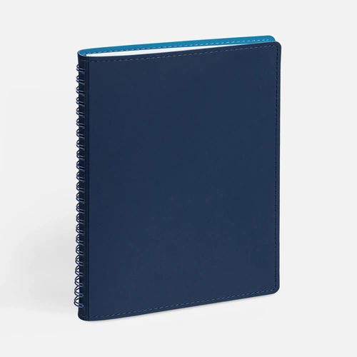 Ежедневник Spring Shall, недатированный, синий Ежедневник Spring Shall, недатированный, синий