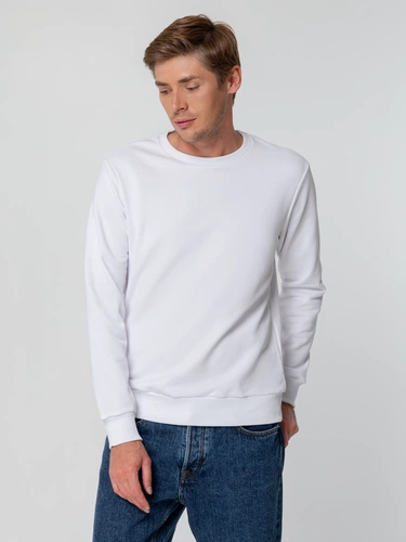 Свитшот унисекс Sublimatism, белый Свитшот унисекс Sublimatism, белый