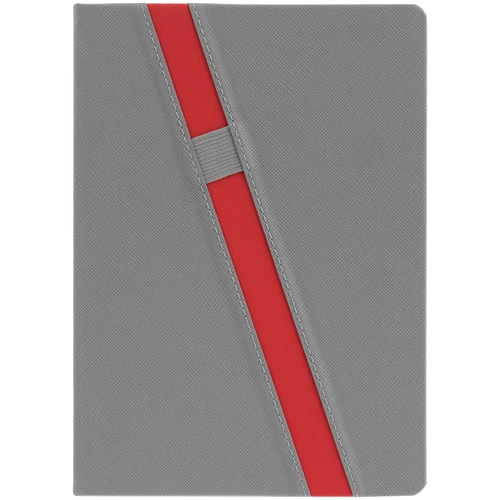 Ежедневник Rubikon на заказ, недатированный серо-красный Ежедневник Rubikon на заказ, недатированный серо-красный