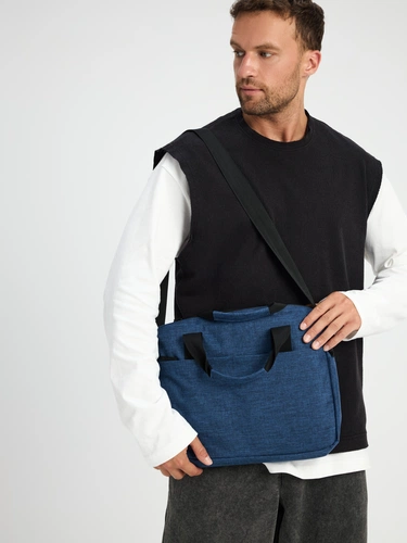 Сумка для ноутбука Delegate, синяя Сумка для ноутбука Delegate, синяя