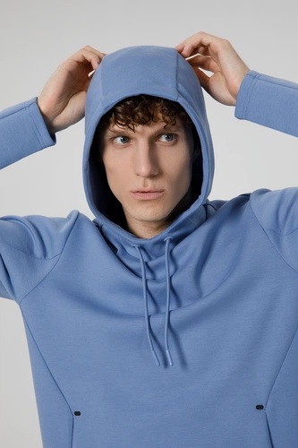 Худи унисекс Begi, синее Худи унисекс Begi, синее