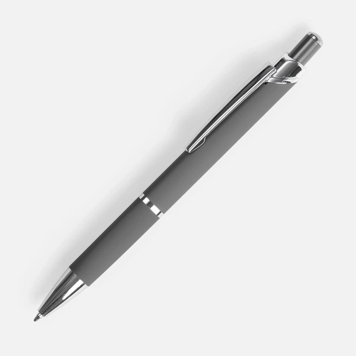 Ручка шариковая Chromos Soft Touch, серая Ручка шариковая Chromos Soft Touch, серая