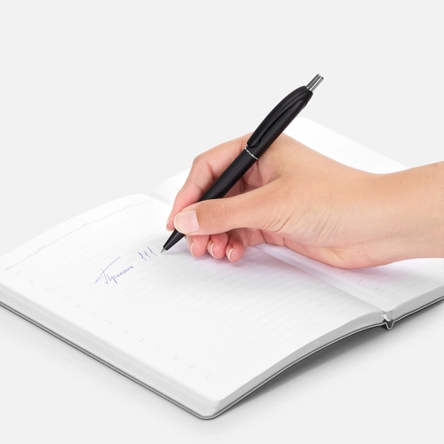 Ручка шариковая Bright Spark, черный металлик Ручка шариковая Bright Spark, черный металлик