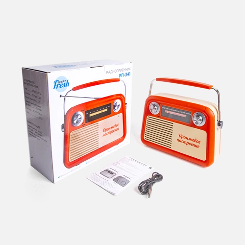 Радиоприемник «Fresh РП-341», оранжевый Радиоприемник «Fresh РП-341», оранжевый