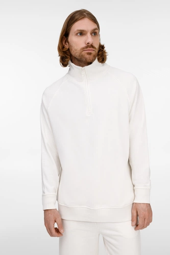 Толстовка унисекс S3, молочно-белая Толстовка унисекс S3, молочно-белая