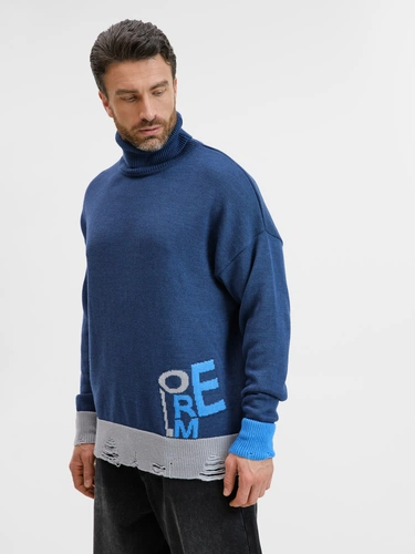 Свитер оверсайз Tricksy Net Grunge на заказ, акрил Свитер оверсайз Tricksy Net Grunge на заказ, акрил