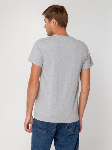 Футболка мужская T-bolka Stretch, серый меланж Футболка мужская T-bolka Stretch, серый меланж