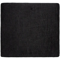 Шарф Nobilis, черный с серым меланжем