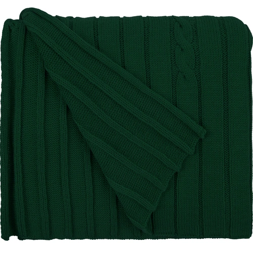 Плед Tressa, темно-зеленый Плед Tressa, темно-зеленый