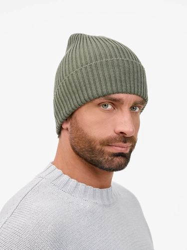 Шапка Catch Match без помпона, зеленая (полынь) Шапка Catch Match без помпона, зеленая (полынь)