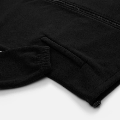 Куртка флисовая унисекс Nebo, черная Куртка флисовая унисекс Nebo, черная