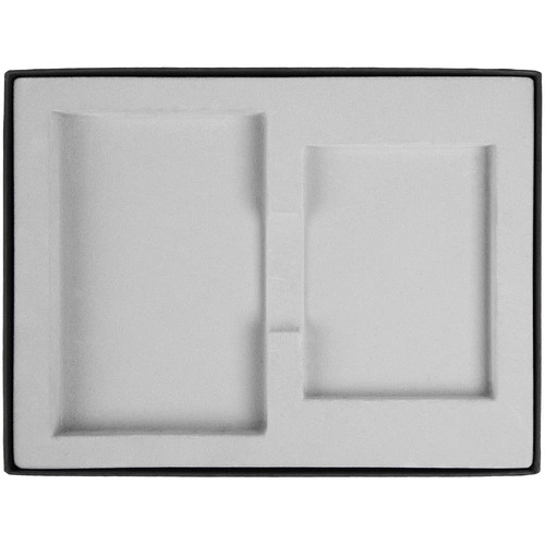 Коробка Kuori под обложку и чехол для карт, черная Коробка Kuori под обложку и чехол для карт, черная