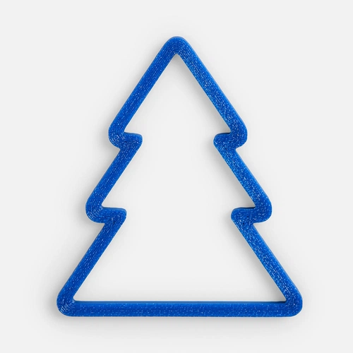 Подвеска «Елочка», 3D-печать, синяя Подвеска «Елочка», 3D-печать, синяя