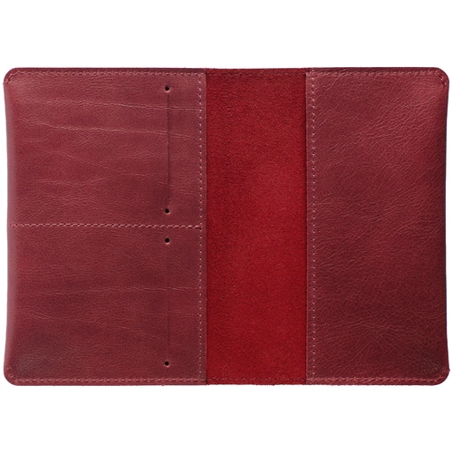 Обложка для паспорта Apache, ver.2, темно-красная Обложка для паспорта Apache, ver.2, темно-красная