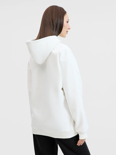 Худи унисекс оверсайз Songo, молочно-белое Худи унисекс оверсайз Songo, молочно-белое