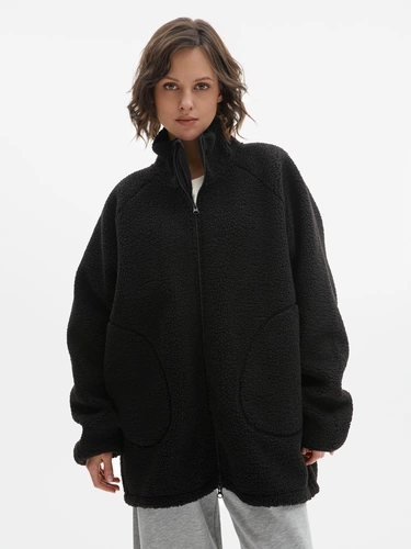 Куртка унисекс Oblako 2.0, черная Куртка унисекс Oblako 2.0, черная