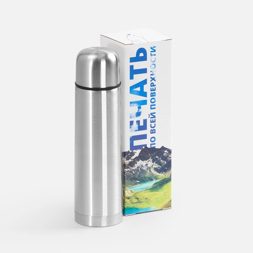 Коробка с полноцветной печатью для термоса Plain 500 Коробка с полноцветной печатью для термоса Plain 500