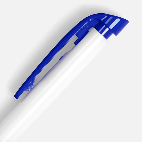 Ручка шариковая Favorite, белая с синим Ручка шариковая Favorite, белая с синим