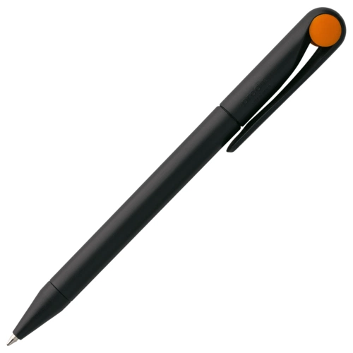Ручка шариковая Prodir DS1 TMM Dot, черная с оранжевым Ручка шариковая Prodir DS1 TMM Dot, черная с оранжевым