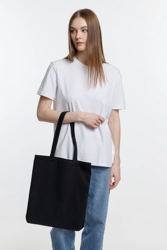 Холщовая сумка Strong 210, черная Холщовая сумка Strong 210, черная