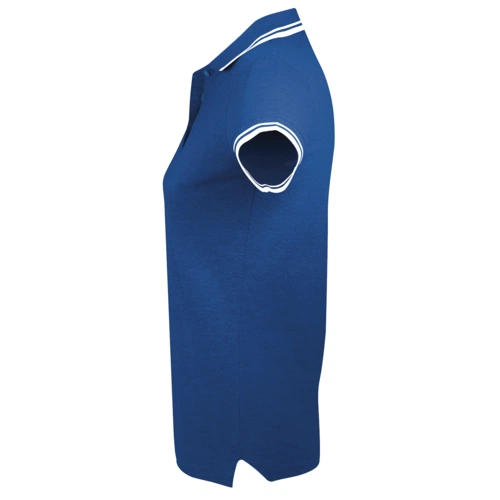 Рубашка поло женская Pasadena Women 200 с контрастной отделкой, ярко-синяя с белым Рубашка поло женская Pasadena Women 200 с контрастной отделкой, ярко-синяя с белым