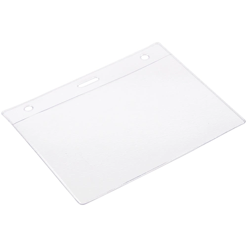 Карман для бейджа Lucid, горизонтальный, из фактурного ПВХ Карман для бейджа Lucid, горизонтальный, из фактурного ПВХ