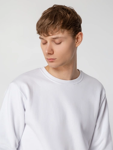 Толстовка Unit Toima Heavy, белая Толстовка Unit Toima Heavy, белая