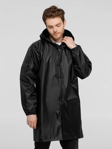 Дождевик «Сплавляюсь», черный Дождевик «Сплавляюсь», черный