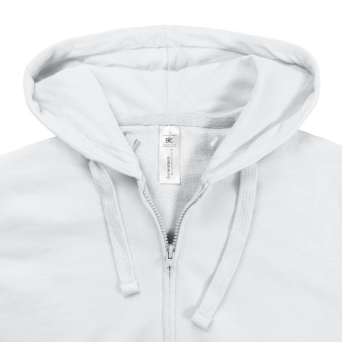 Толстовка женская Hooded Full Zip белая Толстовка женская Hooded Full Zip белая
