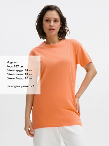 Футболка унисекс Regent 150, оранжевая (абрикосовая) Футболка унисекс Regent 150, оранжевая (абрикосовая)