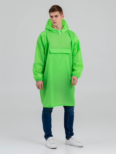 Дождевик-анорак Alatau, зеленое яблоко, единый размер Дождевик-анорак Alatau, зеленое яблоко, единый размер