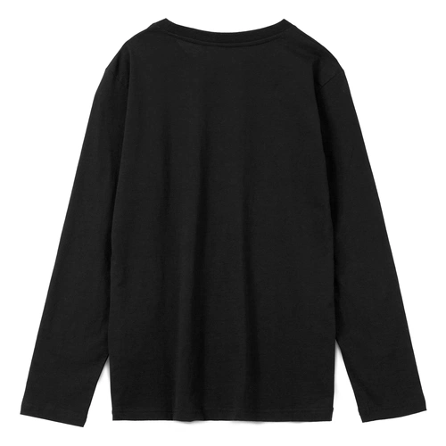 Футболка с длинным рукавом Lehta, черная Футболка с длинным рукавом Lehta, черная